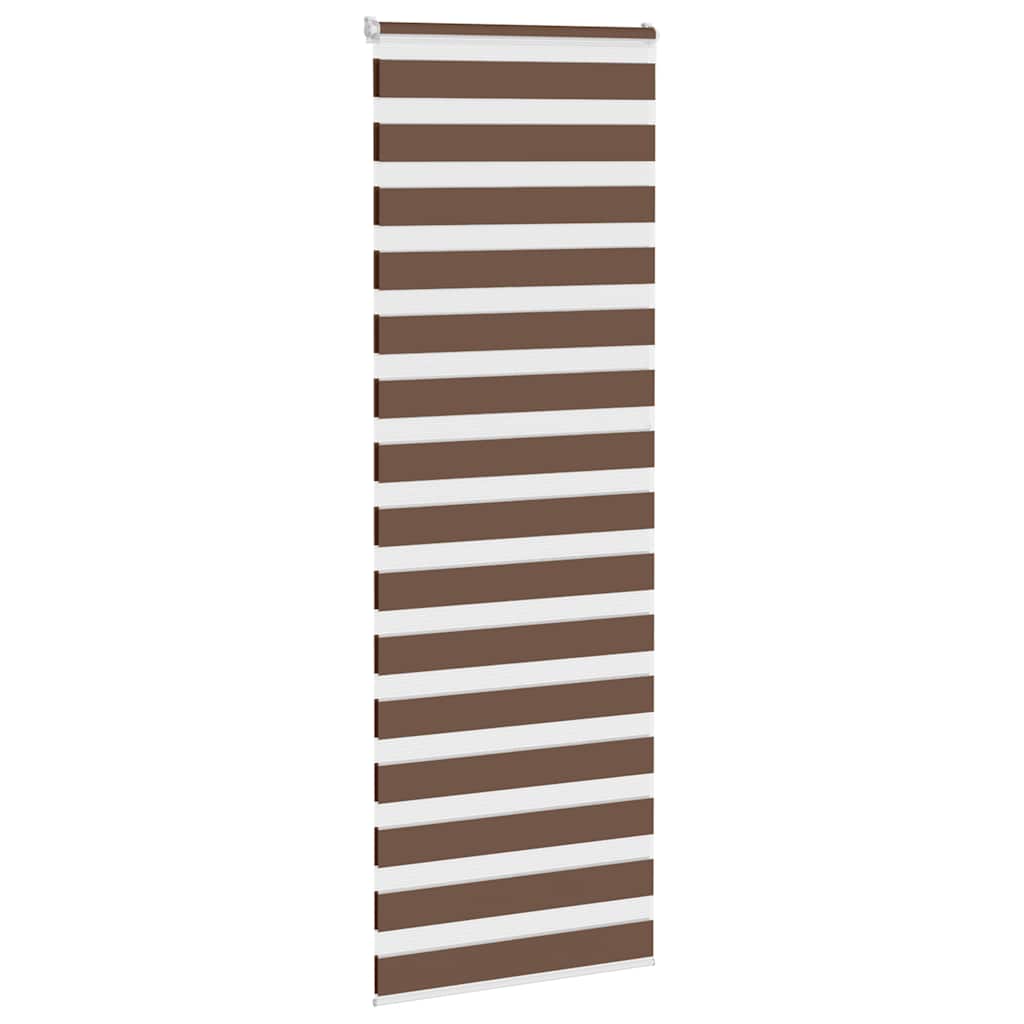Doppelrollo Braun 90x230 cm Stoffbreite 85,9 cm Polyester