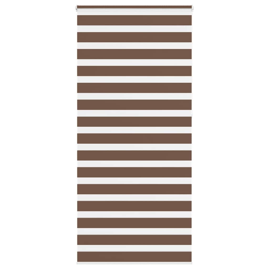 Doppelrollo Braun 95x230 cm Stoffbreite 90,9 cm Polyester