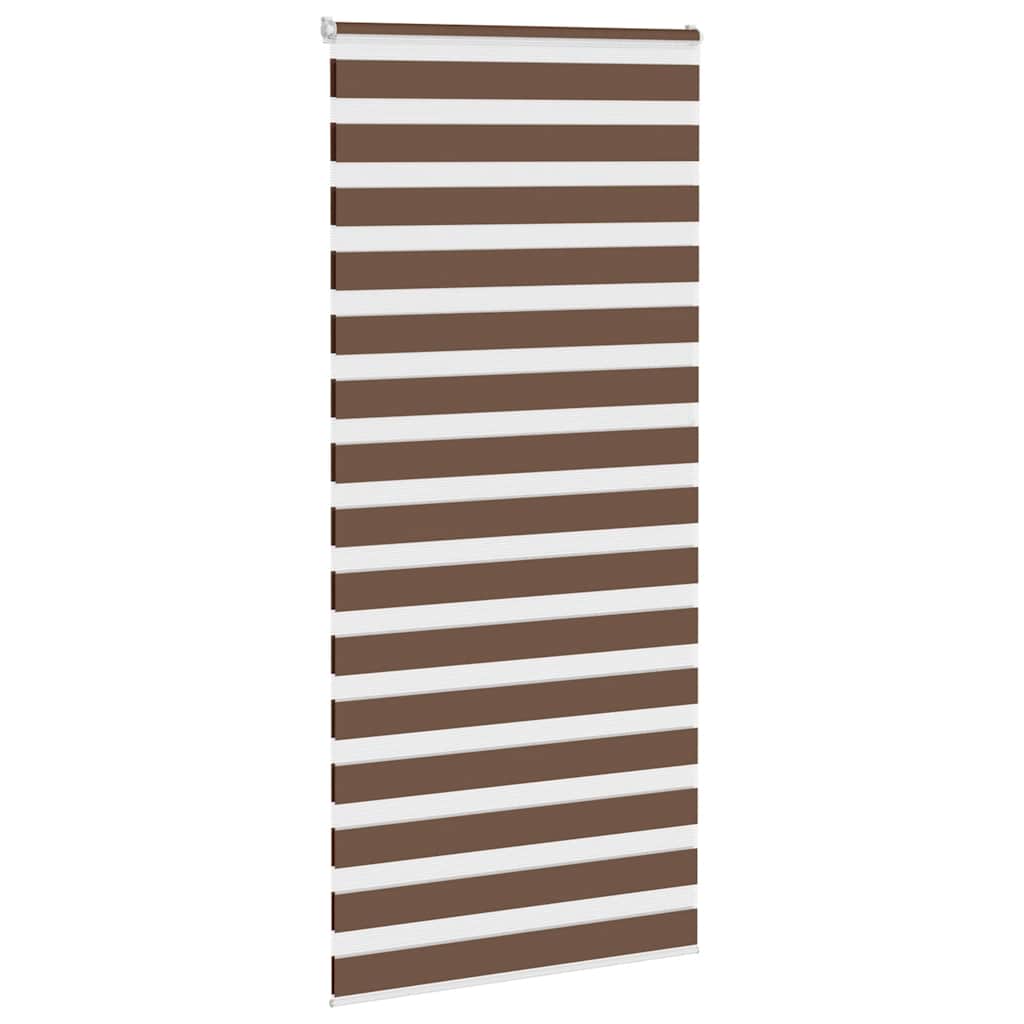 Doppelrollo Braun 95x230 cm Stoffbreite 90,9 cm Polyester