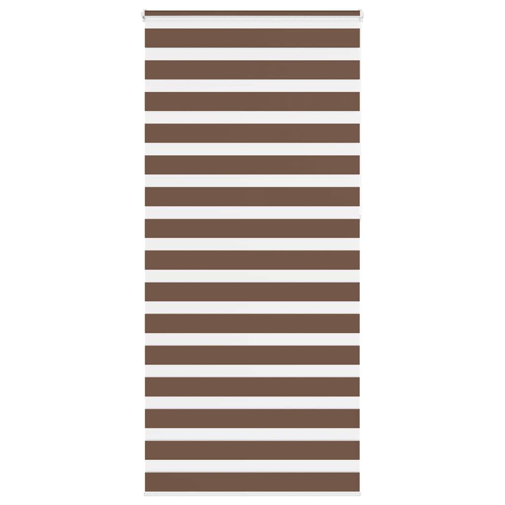 Doppelrollo Braun 100x230 cm Stoffbreite 95,9 cm Polyester