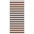 Doppelrollo Braun 100x230 cm Stoffbreite 95,9 cm Polyester