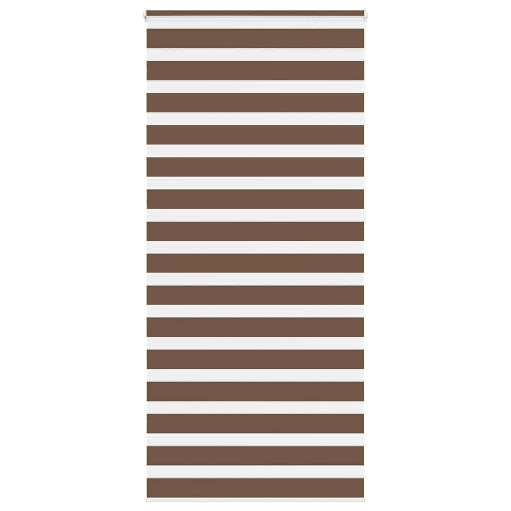 Doppelrollo Braun 110x230 cm Stoffbreite 105,9 cm Polyester