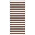 Doppelrollo Braun 110x230 cm Stoffbreite 105,9 cm Polyester
