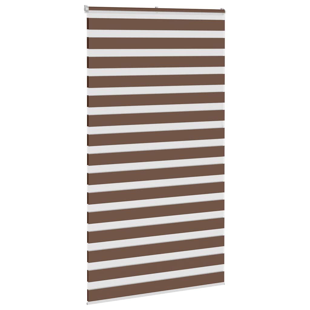 Doppelrollo Braun 120x230 cm Stoffbreite 115,9 cm Polyester