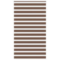Doppelrollo Braun 130x230 cm Stoffbreite 125,9 cm Polyester
