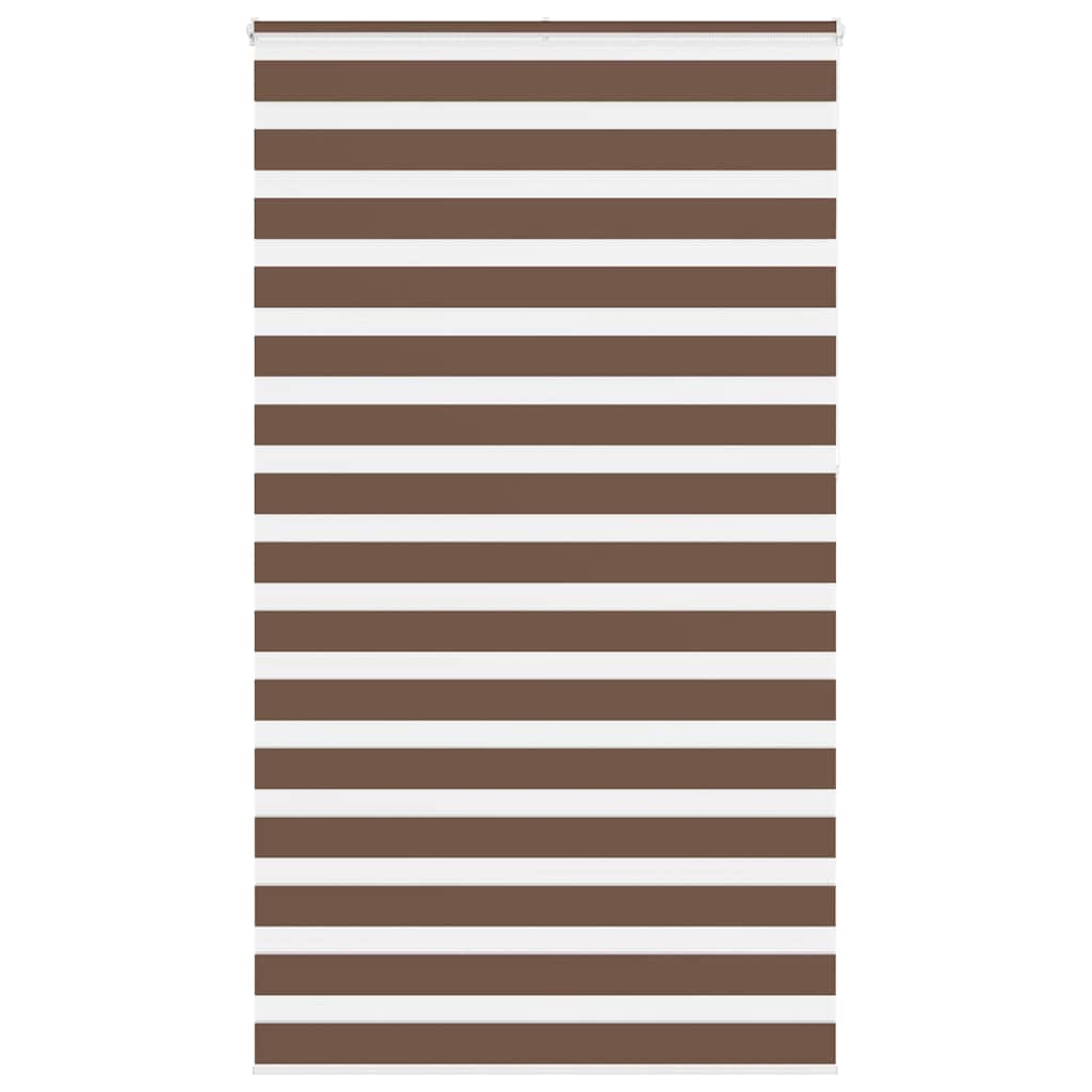 Doppelrollo Braun 135x230 cm Stoffbreite 130,9 cm Polyester