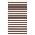 Doppelrollo Braun 135x230 cm Stoffbreite 130,9 cm Polyester