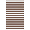 Doppelrollo Braun 140x230 cm Stoffbreite 135,9 cm Polyester