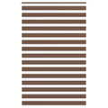 Doppelrollo Braun 145x230 cm Stoffbreite 140,9 cm Polyester