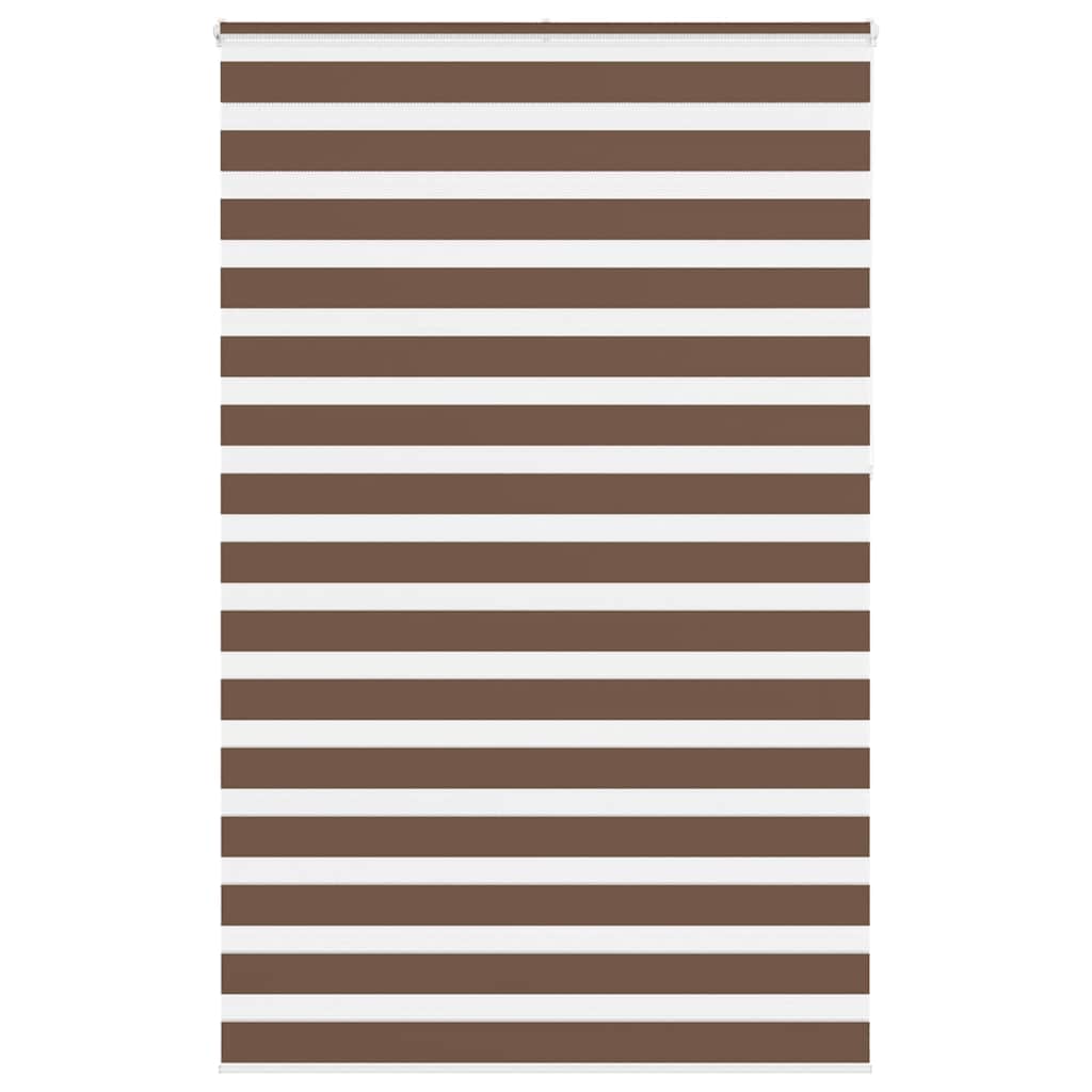 Doppelrollo Braun 145x230 cm Stoffbreite 140,9 cm Polyester