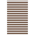 Doppelrollo Braun 150x230 cm Stoffbreite 145,9 cm Polyester