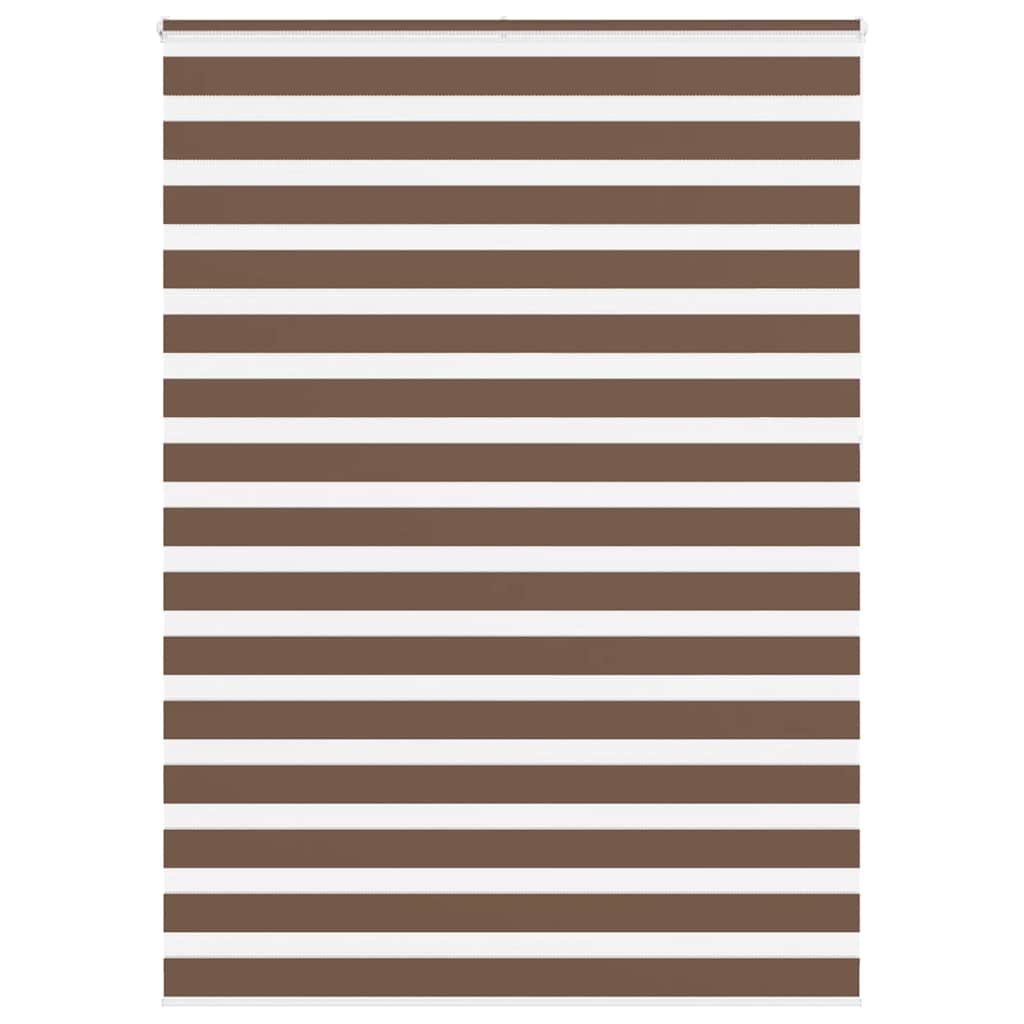Doppelrollo Braun 155x230 cm Stoffbreite 150,9 cm Polyester