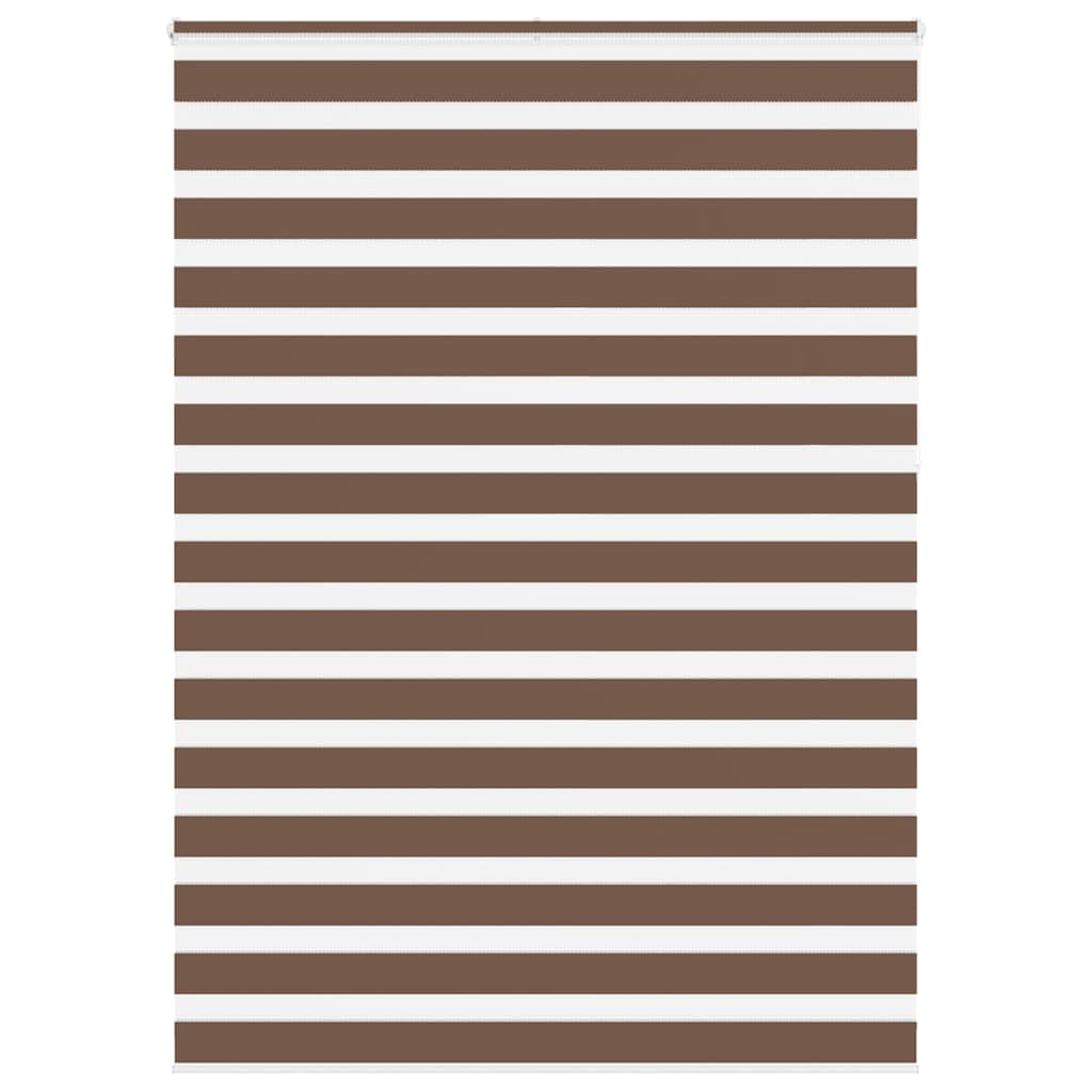 Doppelrollo Braun 165x230 cm Stoffbreite 160,9 cm Polyester