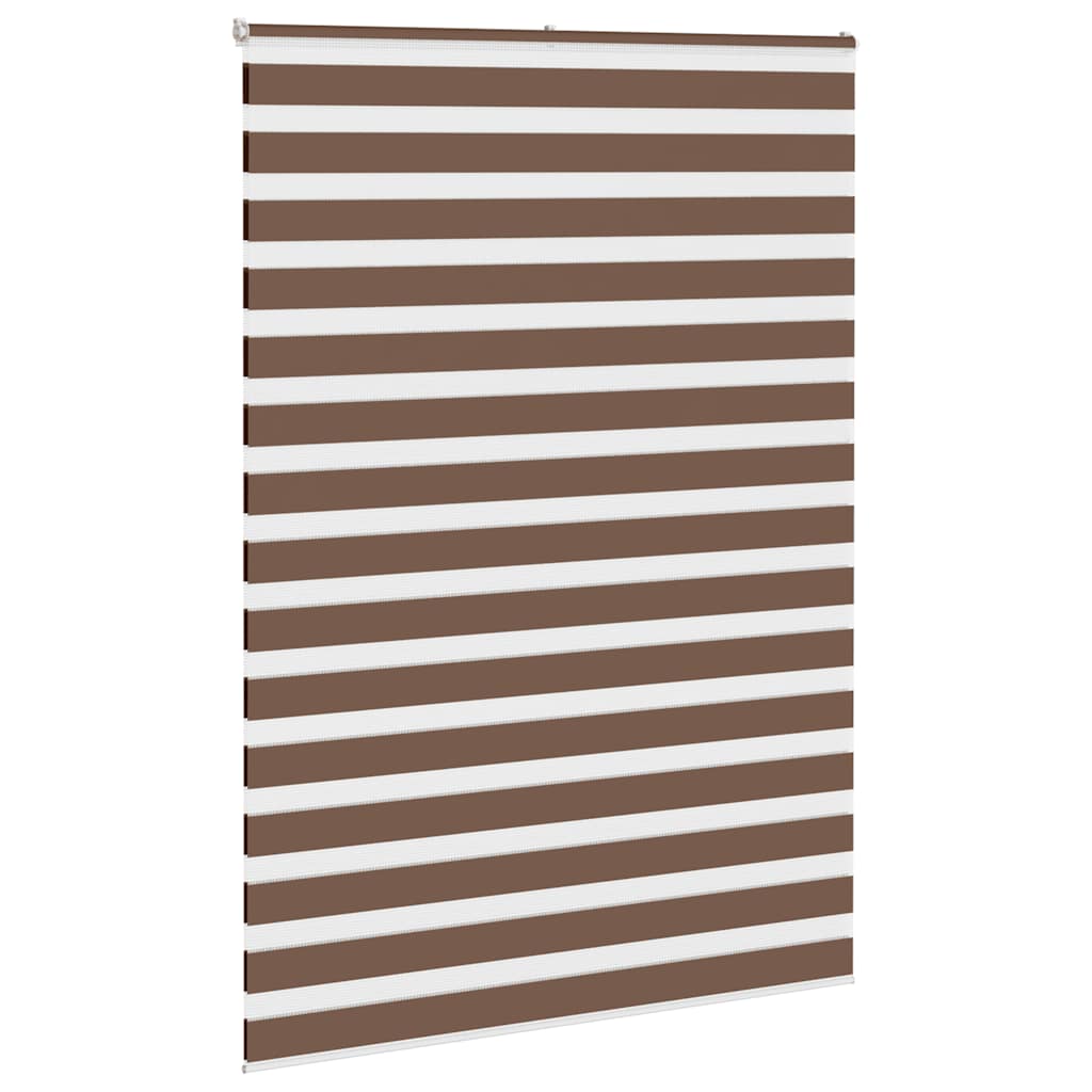 Doppelrollo Braun 165x230 cm Stoffbreite 160,9 cm Polyester