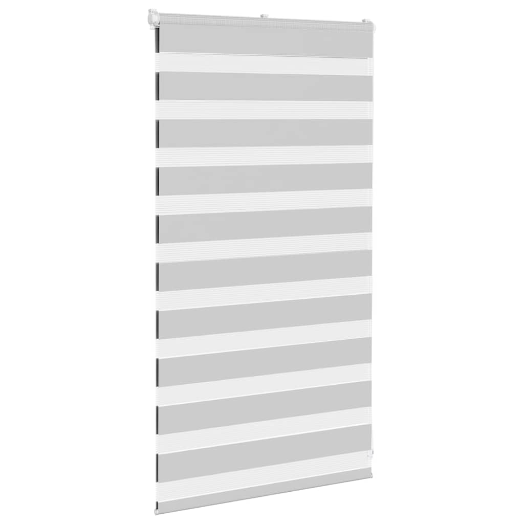 Doppelrollo Hellgrau 70x100 cm Stoffbreite 65,9 cm Polyester