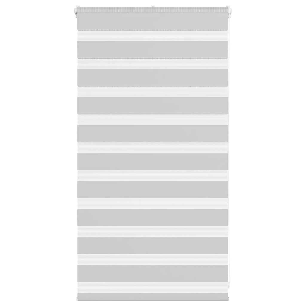 Doppelrollo Hellgrau 80x100 cm Stoffbreite 75,9 cm Polyester