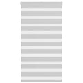 Doppelrollo Hellgrau 80x100 cm Stoffbreite 75,9 cm Polyester