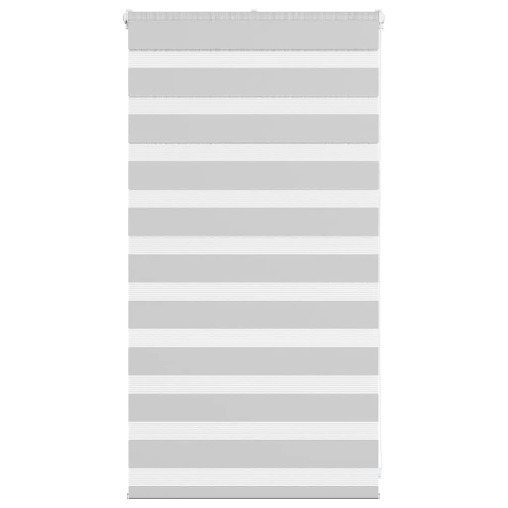 Doppelrollo Hellgrau 85x100 cm Stoffbreite 80,9 cm Polyester