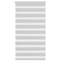 Doppelrollo Hellgrau 85x100 cm Stoffbreite 80,9 cm Polyester