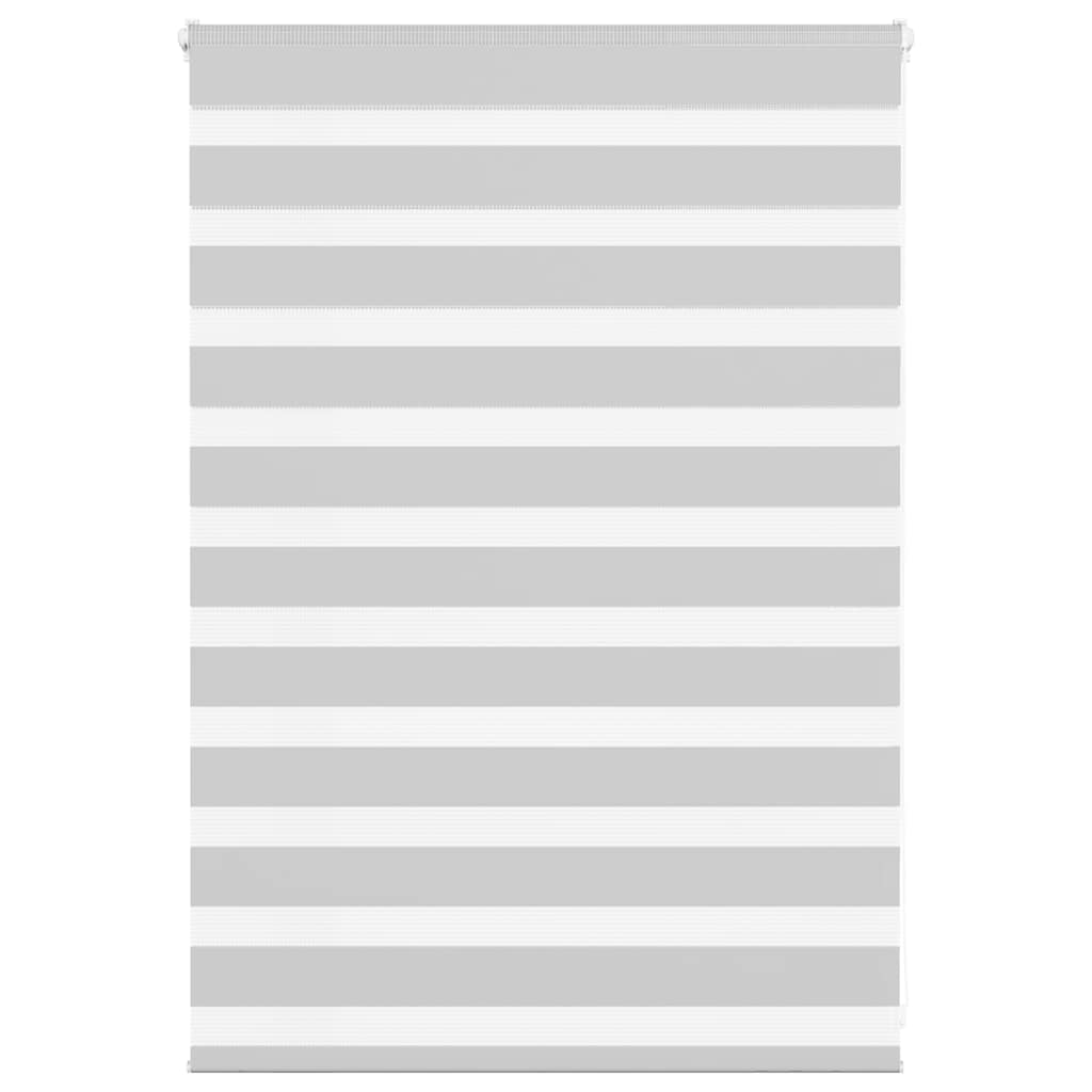Doppelrollo Hellgrau 100x100 cm Stoffbreite 95,9 cm Polyester