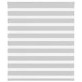 Doppelrollo Hellgrau 120x100 cm Stoffbreite 115,9 cm Polyester