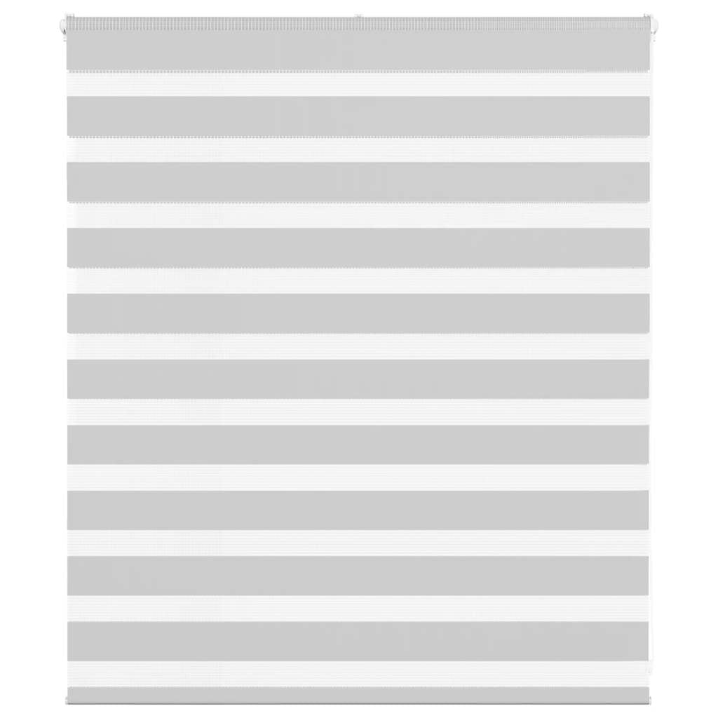 Doppelrollo Hellgrau 125x100 cm Stoffbreite 120,9 cm Polyester