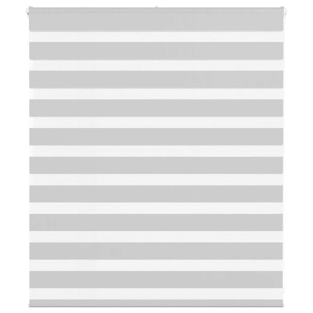 Doppelrollo Hellgrau 130x100 cm Stoffbreite 125,9 cm Polyester