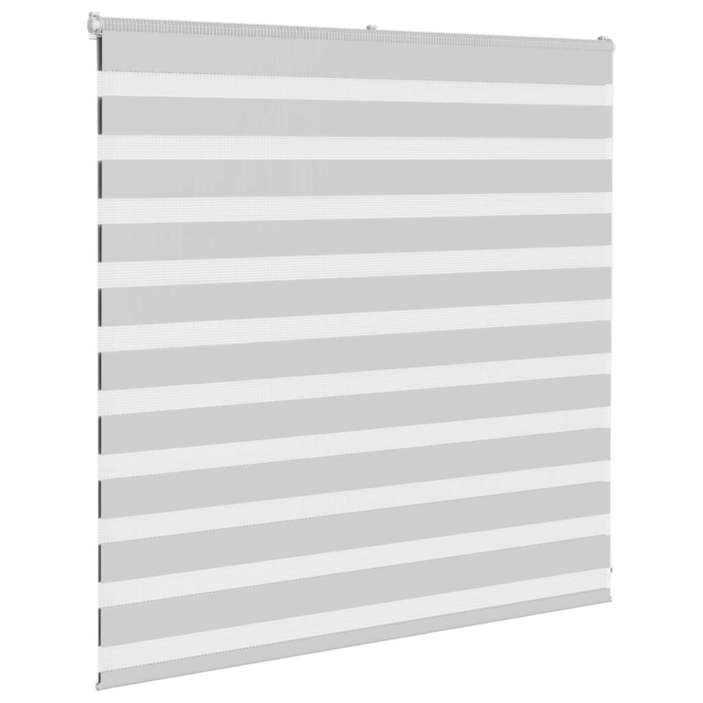 Doppelrollo Hellgrau 150x100 cm Stoffbreite 145,9 cm Polyester