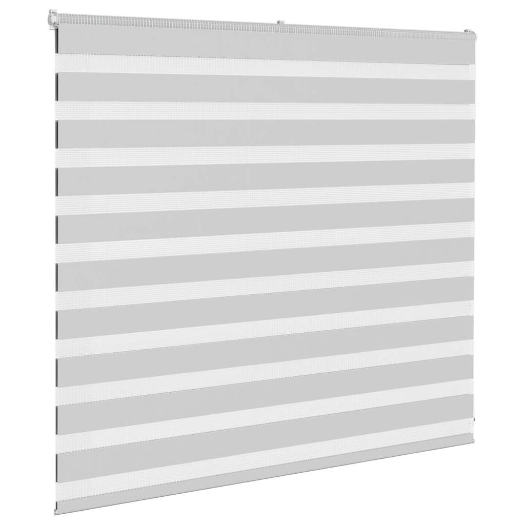 Doppelrollo Hellgrau 155x100 cm Stoffbreite 150,9 cm Polyester