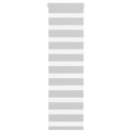 Doppelrollo Hellgrau 45x150 cm Stoffbreite 40,9 cm Polyester