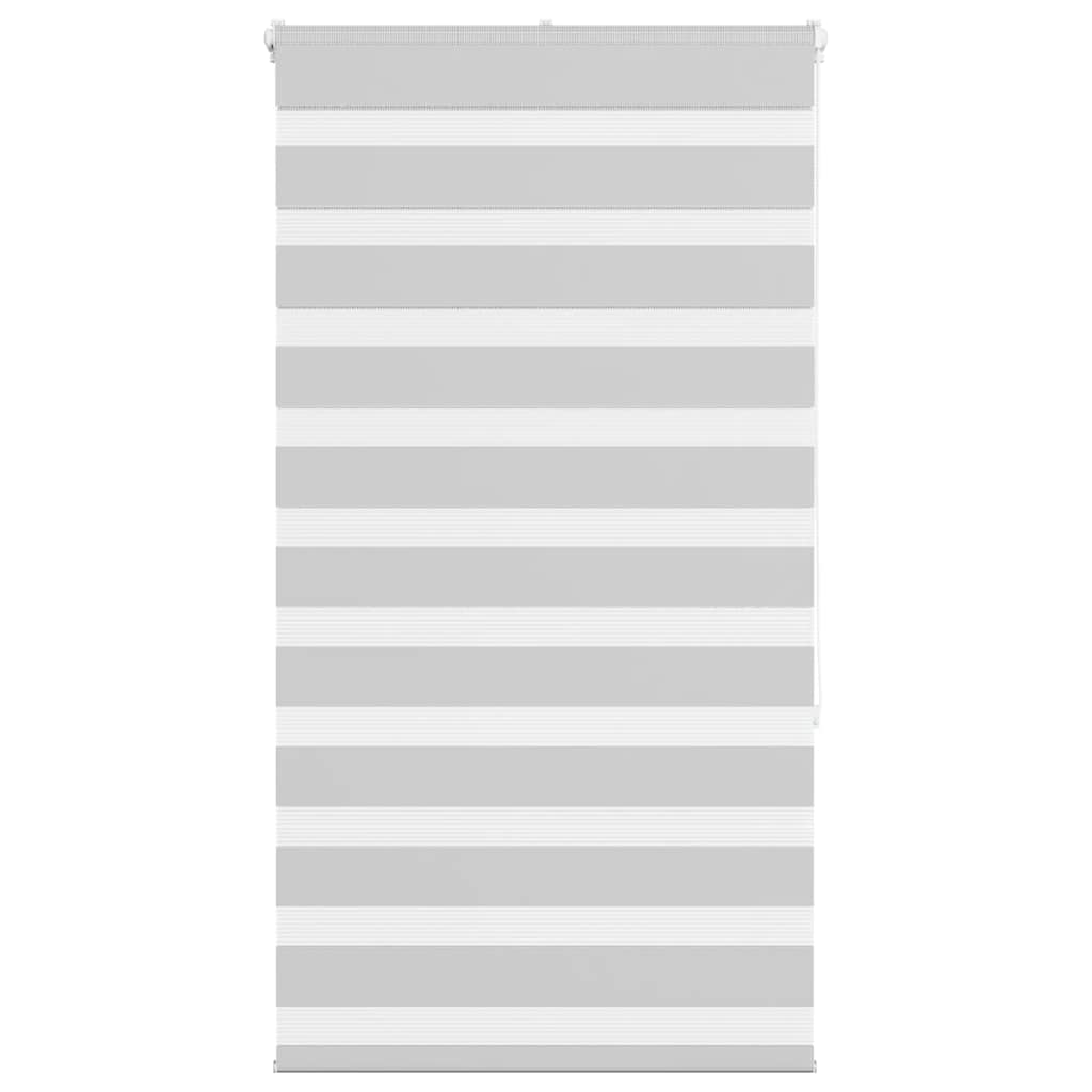 Doppelrollo Hellgrau 90x150 cm Stoffbreite 85,9 cm Polyester