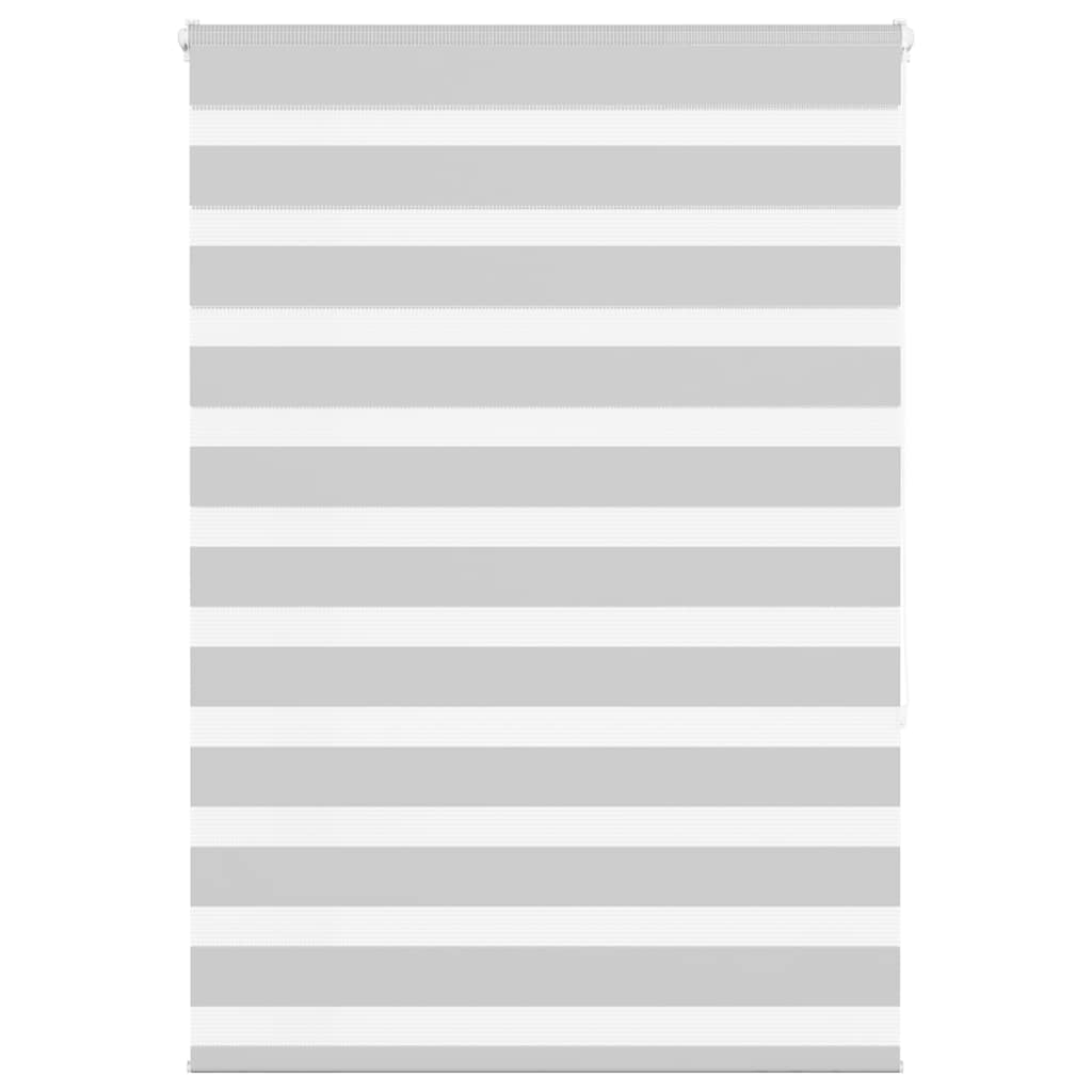 Doppelrollo Hellgrau 100x150 cm Stoffbreite 95,9 cm Polyester