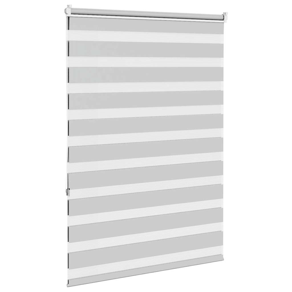 Doppelrollo Hellgrau 115x150 cm Stoffbreite 110,9 cm Polyester