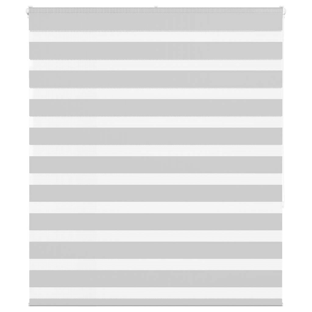 Doppelrollo Hellgrau 125x150 cm Stoffbreite 120,9 cm Polyester