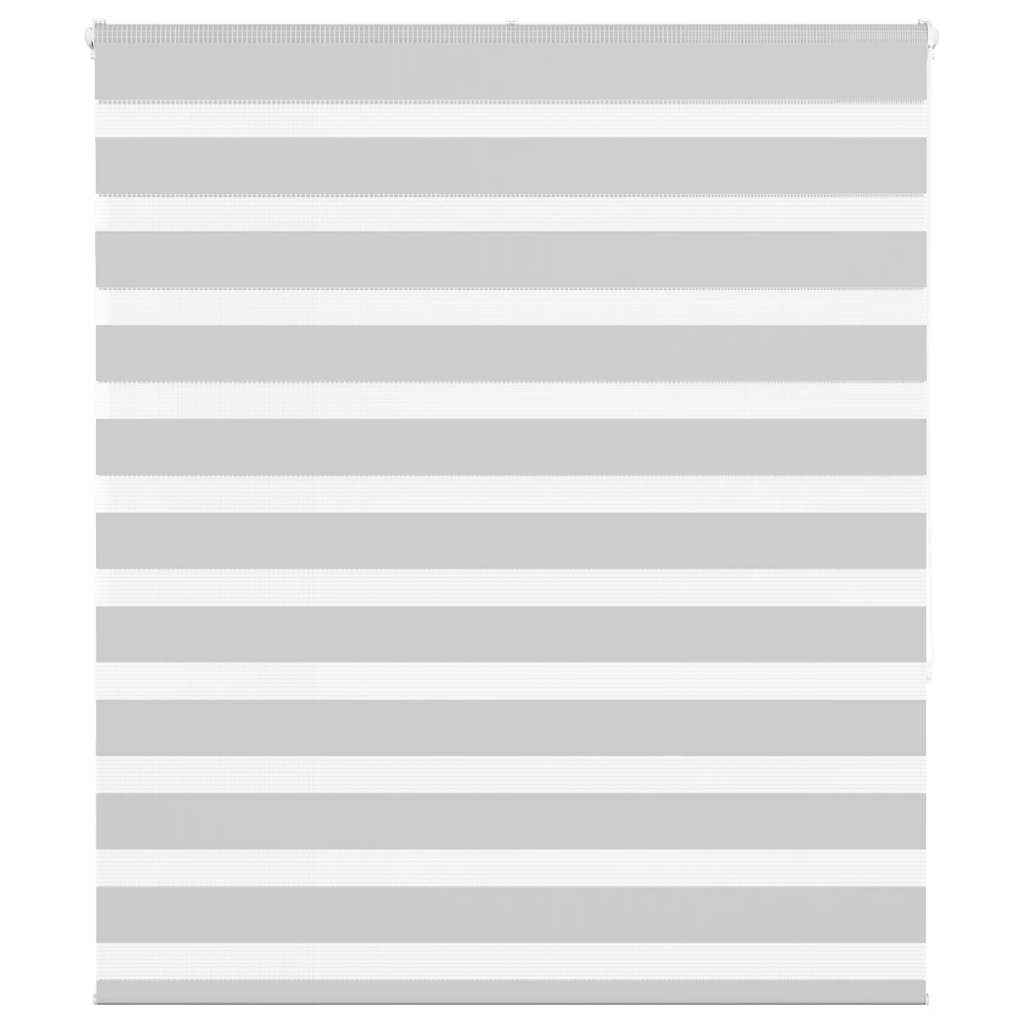 Doppelrollo Hellgrau 130x150 cm Stoffbreite 125,9 cm Polyester