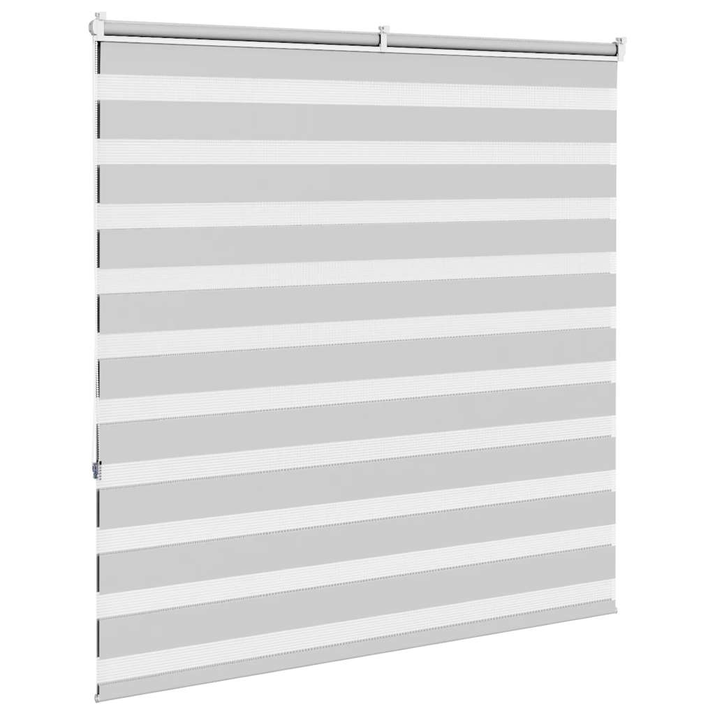Doppelrollo Hellgrau 150x150 cm Stoffbreite 145,9 cm Polyester