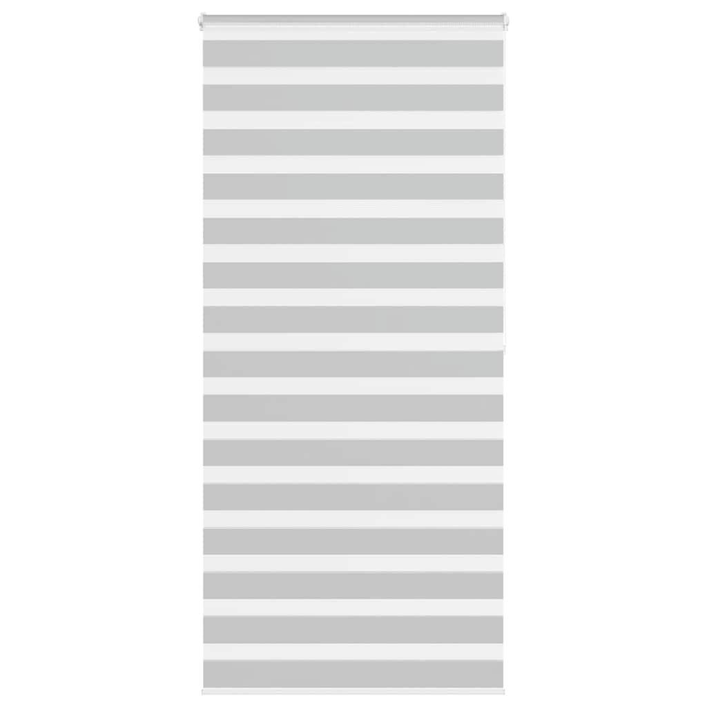 Doppelrollo Hellgrau 110x200 cm Stoffbreite 105,9 cm Polyester