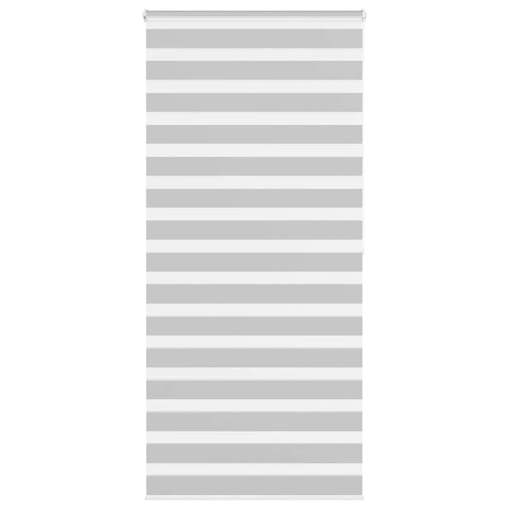 Doppelrollo Hellgrau 115x200 cm Stoffbreite 110,9 cm Polyester