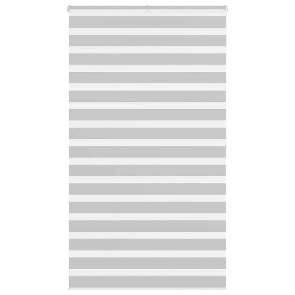 Doppelrollo Hellgrau 120x200 cm Stoffbreite 115,9 cm Polyester