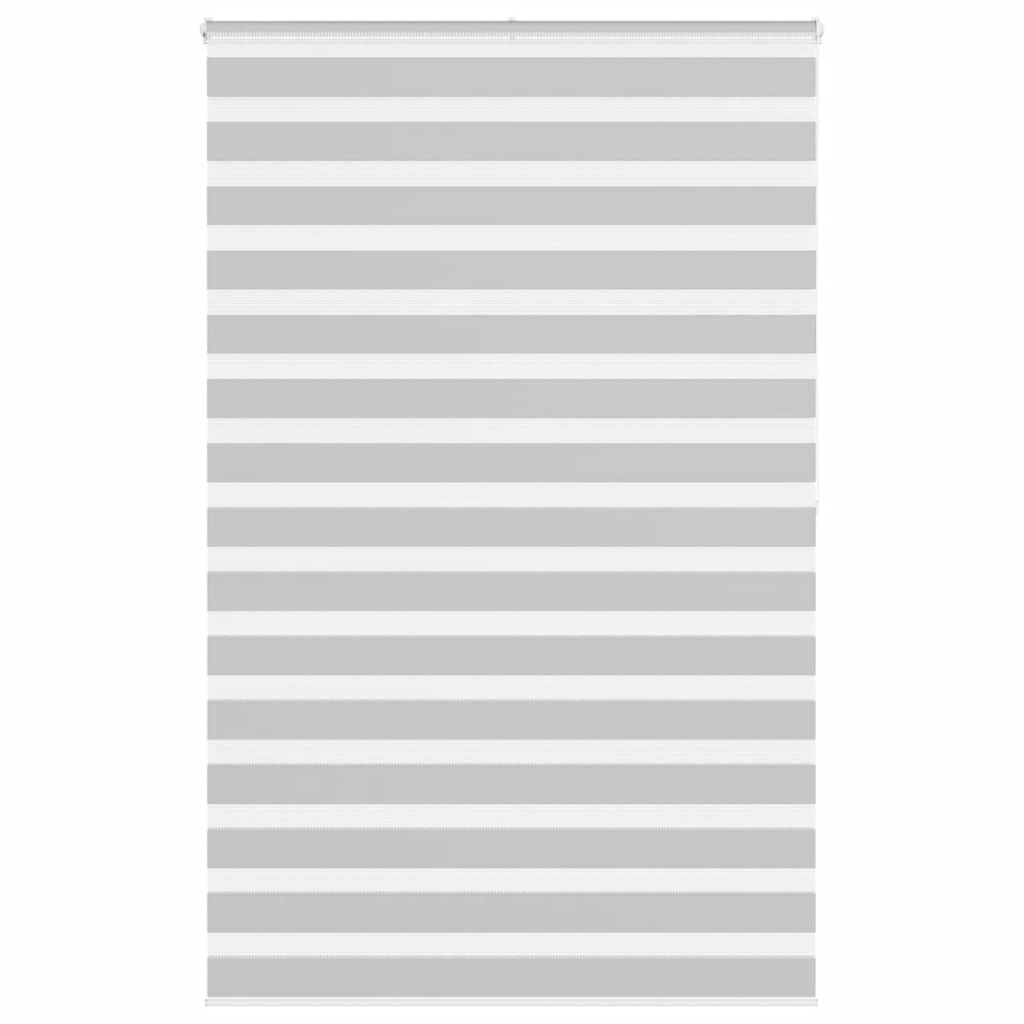 Doppelrollo Hellgrau 150x200 cm Stoffbreite 145,9 cm Polyester