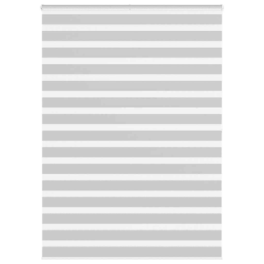 Doppelrollo Hellgrau 155x200 cm Stoffbreite 150,9 cm Polyester