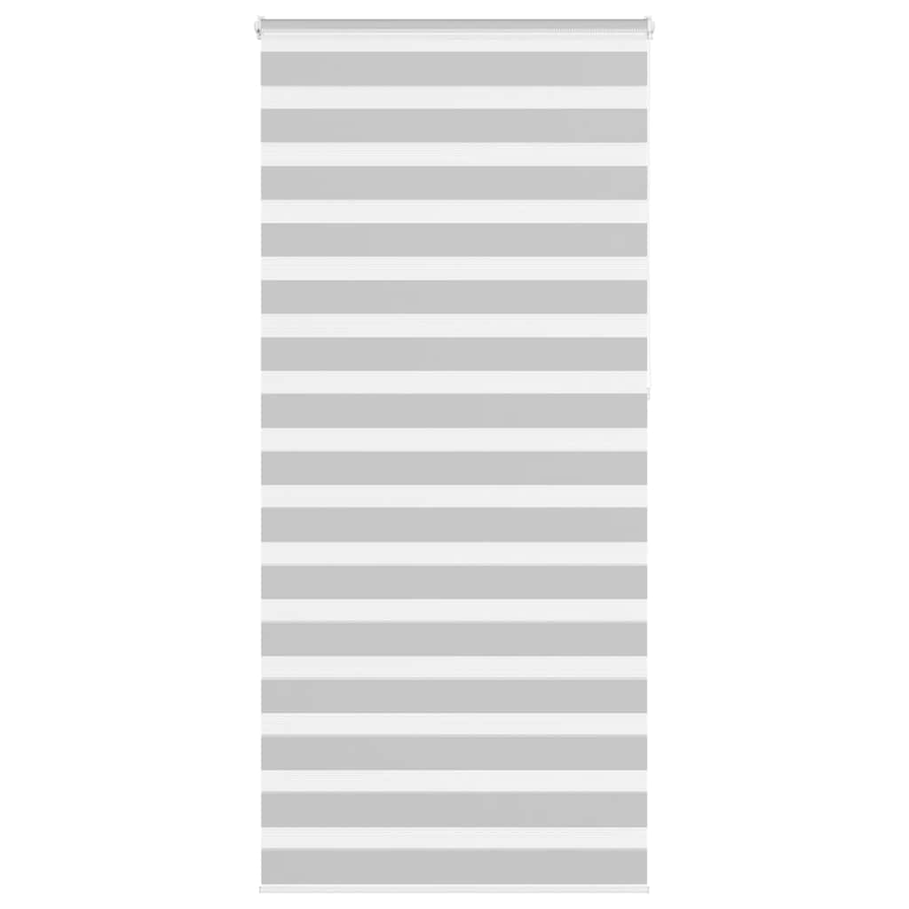 Doppelrollo Hellgrau 105x230 cm Stoffbreite 100,9 cm Polyester