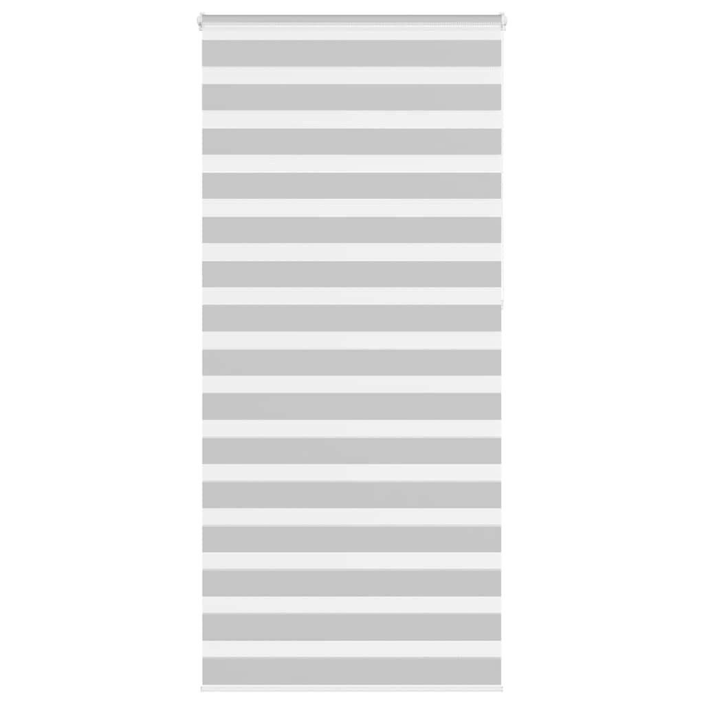Doppelrollo Hellgrau 110x230 cm Stoffbreite 105,9 cm Polyester
