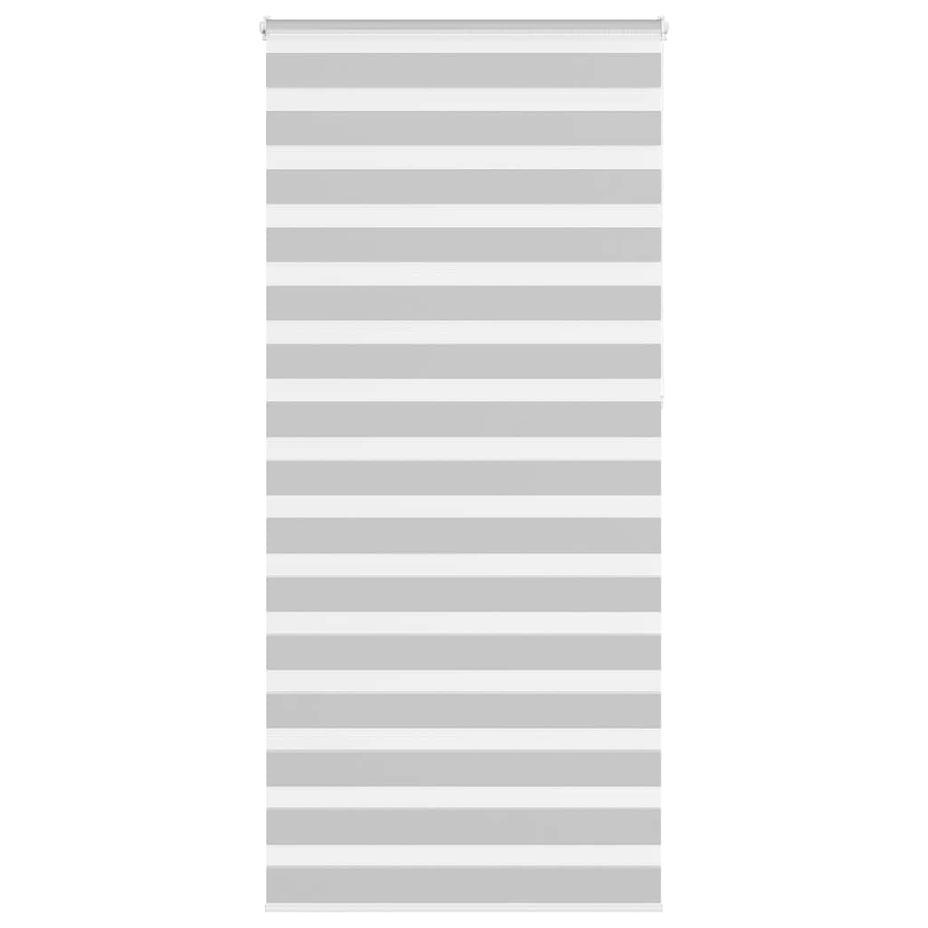 Doppelrollo Hellgrau 115x230 cm Stoffbreite 110,9 cm Polyester