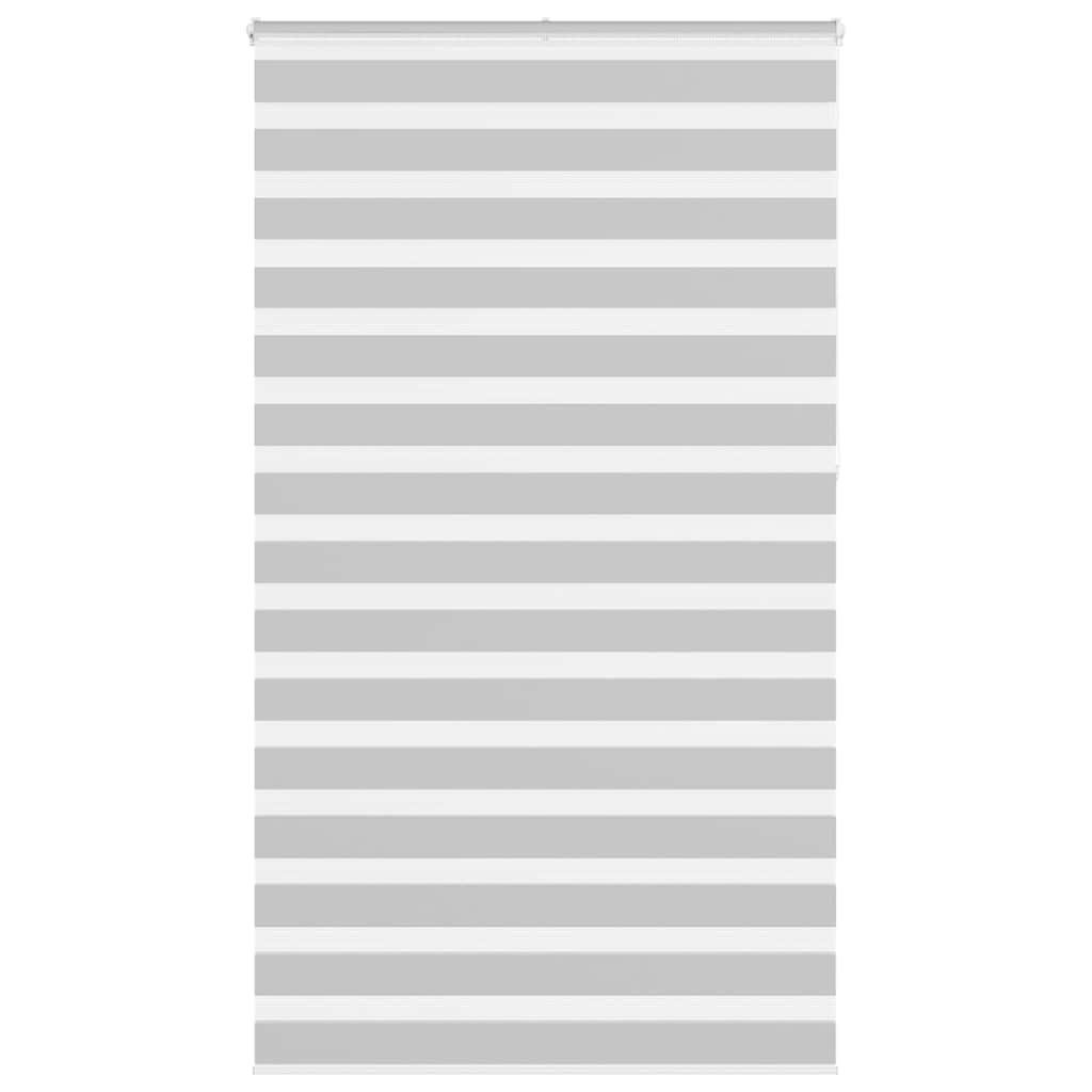 Doppelrollo Hellgrau 120x230 cm Stoffbreite 115,9 cm Polyester