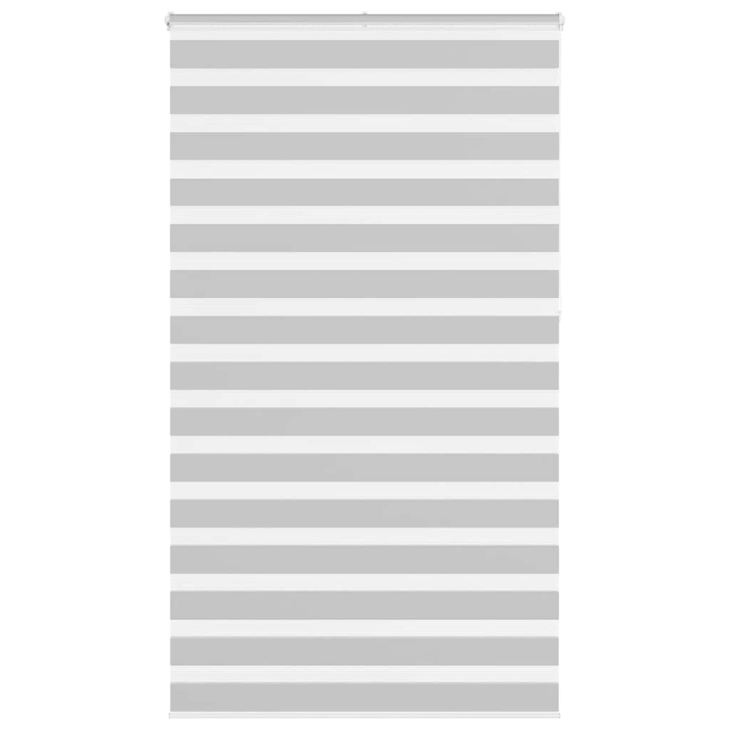 Doppelrollo Hellgrau 135x230 cm Stoffbreite 130,9 cm Polyester