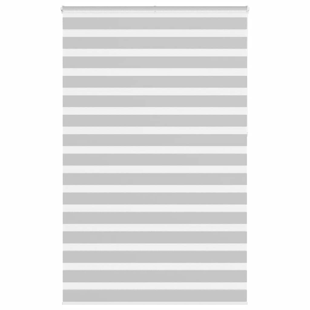 Doppelrollo Hellgrau 140x230 cm Stoffbreite 135,9 cm Polyester