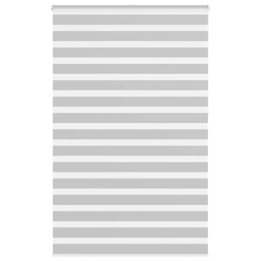 Doppelrollo Hellgrau 150x230 cm Stoffbreite 145,9 cm Polyester