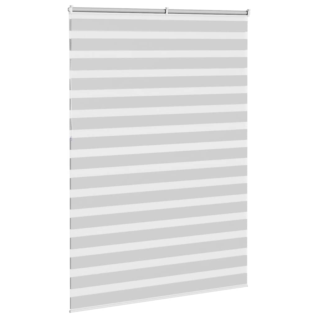 Doppelrollo Hellgrau 165x230 cm Stoffbreite 160,9 cm Polyester