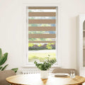 Doppelrollo Sandbraun 55x100 cm Stoffbreite 50,9 cm Polyester